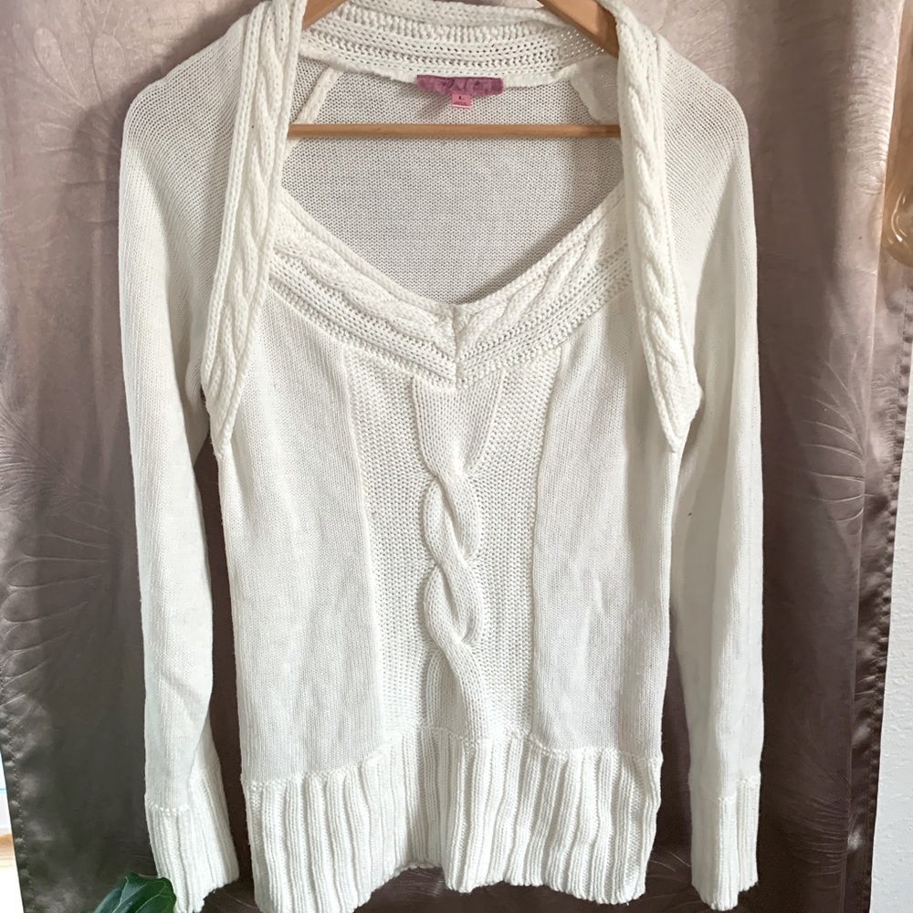 Cream sweater